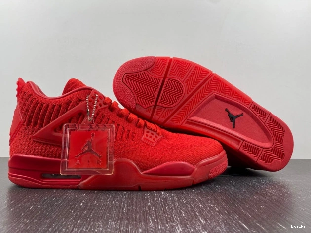 Rep TBK 4 Red AQ3559-600 Flyknit Retro Jordan 0714